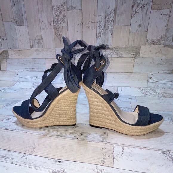 Guilty Soles Blue Denim Espadrilles - Picture 4 of 4